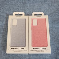 原裝 三星 Samsung Galaxy Note20 Kvadrat Cover Case 織布背蓋 保護套 Note 20 5G  EF-XN980 保護殼 灰色/紅色 新春特價