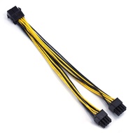 Kabel VGA 8 pin Female to dual 8 pin PCIE 6 2 Male kabel PCIE VGA