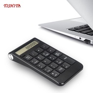 [Bilibili1] Number Pad 2.4G Portable 2 in 1 Smart Durable Rechargeable Calculator for Accounting Fin