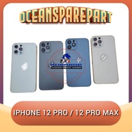 BACK CASING HOUSING BACKDOOR FULLSET REPLACEMENT IP12 PRO / 12 PRO MAX