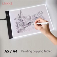 LMXKB Drawing Copy Pad, Eye Protection A4/A5 LED Copy Board Light Tracing Box, Table Animation Notep