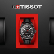 TISSOT T131.430.36.052.00 T1314303605200 Men's Analog Watch PRS 516 POWERMATIC 80 Day Date 42mm Leat