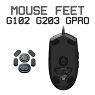Logitech G102 Glide Mouse Feet / G203 GPRO Wired Lightspeed/ - Mousefeet Skates PTFE