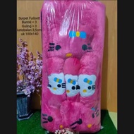 KASUR BULU KARAKTER MURAH PROMO TEMPAT BANTAL 3 SURPET KASUR BULU RASFUR HALUS| kasur lantai | kasur