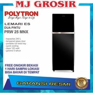 Kulkas Polytron Prw 25 Mnx Kulkas 2 Pintu Prw 25 Mnx Tempered Glass