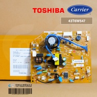 43T6W547 แผงวงจรแอร์ Carrier แผงบอร์ดแอร์แคเรียร์ บอร์ดคอยล์เย็น รุ่น 42TVAA010 อะไหล่แอร์ ของแท้ศูนย์