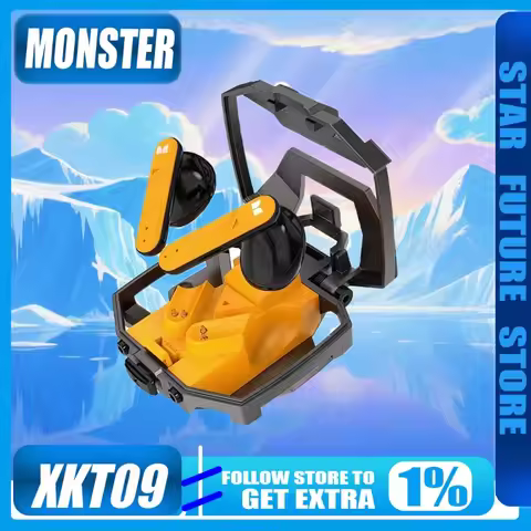 MONSTER XKT09 Bluetooth Earphones Wireless X Noise Reduction Sports Ergonomics Semi Slow Latency In 