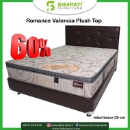 Spring Bed Romance Tipe Valencia Plush Top Kasur saja tanpa Divan&amp;Sandaran Uk.160x200cm