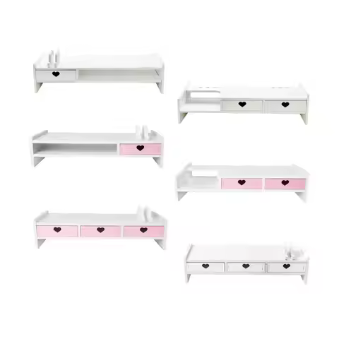 Monitor Stand Riser Desktop Stand Storage Organizer Computer Heightened Shelf