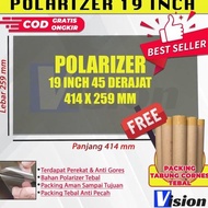 Polarizer Lcd 19 inch polariser lcd 19 inch 45 derajat polarized lcd
