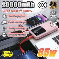 🔥【3C Certified】WP 3C Powerbank 20000mah Fast Charging Powerbank PN-891PD 65W Super Flash Charge Slim