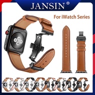 สาย สำหรับ Apple Watch Ultra / 8 41mm 45mm 49mm สายหนัง สำหรับ Apple Watch Series 8 7 6 se 5 4 3 2 1
