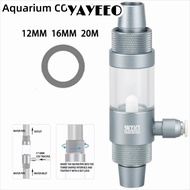YAYEEO CO2 External Nebulizer, Anti Reflux Quick Insertion Aquarium CO2 Diffuser, Fish Tank CO2 Acce