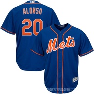 Men's New York Mets Baseball Jersey #   20Alonso Alonso Short Sleeve j0TZ