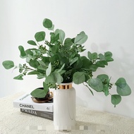 Artifial Eucalyptus Leaf Apple Leaf Eucalyptus Leaf Bunsh Wedding Office Home Garden Decor