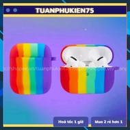 Airp.0ds Case AirP.0ds Lovely Rainbow Cover - Airp.0ds 1/ 2/ i12/ Pro Wireless Headphone Case -PKTN8