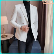 Junqun black blazer men High suit lelaki end British style blazer men VP10