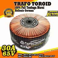 Trafo Toroid 30A 65V CT 55V CT 45V CT Dengan Full Tembaga Murni Helecnic Jerman