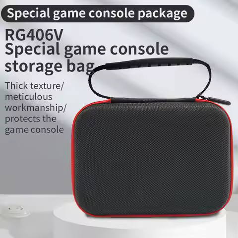 Portable Universal Storage Bag Game Console Carry Case for ANBERNIC RG406V RG40XXV RG405V Game Conso