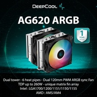 Deepcool AG620 ARGB Dual Tower CPU Air Cooler