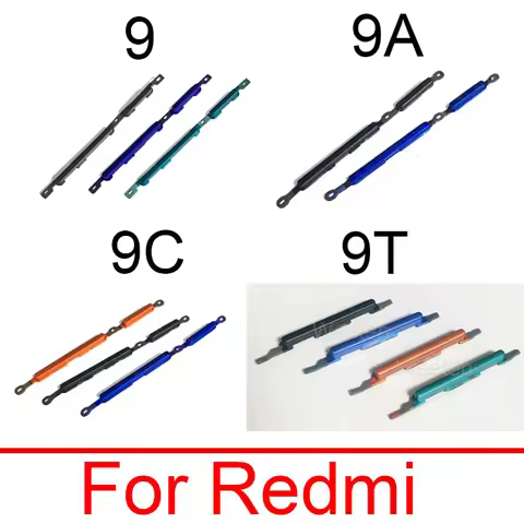 Power Volume Side Button For Xiaomi Redmi 9 9A 9C 9T On/Off Power Volume Audio Up Down Control Side 