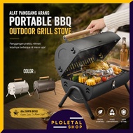Portable BBQ Outdoor Grill Stove Double Grill Meat Grill - K-707