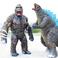 godzilla godzilla toys Godzilla lwn King Kong Tengkorak Cicak Reptilia Raksasa Besar Getah Lembut Be