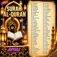 Usb pendrive 8GB  surah al-quran untuk kereta& bluetooth radio speaker AP053