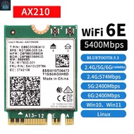 Genuine Intel 6E AX 210 wifi Card 2.4/5/6GHz Bluetooh 5.3 for Laptop PC TinyPc MiniPc Nuc...