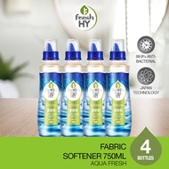 Fresh HY Fabric Softener 750ml x 4 Bottles