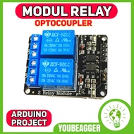 2 channel relay module with optocoupler
