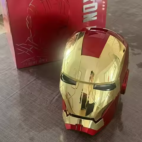 Iron Man Helmet Mk5 Mk50 wearable With Electric Voice Remote Control Adult Collectible Role Playing 