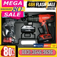 Mesin Bor Tembok BateraiCordless Hammer Driver Drill Maktec MT 081