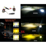 FOGLAMP LED H11 H16 XPANDER - FOGLAMP LED RUSH - LED H11 TIGA WARNA - H11 LED TRIPLE COLOR AVANZA RU