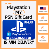 PSN 30 MYR Playstation Gift Card⚡PSN wallet Top Up PS4/5 Code⚡Available country(Account) -Malaysia⚡G