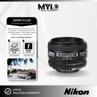 Nikon AF NIKKOR 50mm f/1.8D | f/1.8G | f/1.4G | f1.4D ( NIKON MALAYSIA ) for Nikon D6 D7500 D850 D78
