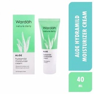 Wardah Nature Daily Aloe Hydramild Moisturizer Cream Moisturizer With Aloe Vera Olive Oil For Oily Skin