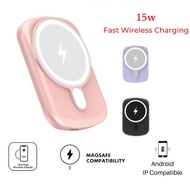 Magnetic Mini Fast Wireless Charging 15W Powerbank For IP 14/13/12/11/X 5000maH 10000mAH