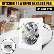 6 Inch 40W Vent Fan Extractor Exhaust Fan Air Ventilation Fans Wall Window For Home Toilet Bathroom Kitchen