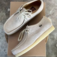 (FREE GIFTS 🎁) CLARKS WALLABEES 08 [READY STOCK] Genuine Black Leather  S1010001 KASUT KULIT LELAKI 