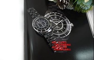 優買二手精品名牌店 CHANEL H2980 香奈兒 黑陶瓷 J12 日期 42MM 大錶面 錶 手錶 機械錶 自動錶