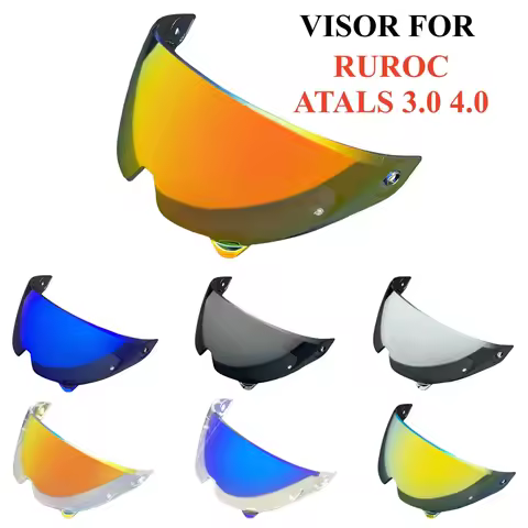 Motorcycle Helmet Visor for RUROC ATLAS 3.0 4.0 Helmets Shield Anti-UV Visera Casco Moto Replacement