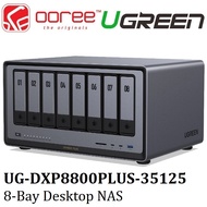 UGREEN NASYNC DXP8800 PLUS 8-BAY DESKTOP NAS, INTEL I5 1235U 10-CORE CPU, 8GB DDR5 RAM, 128G SSD, 2 