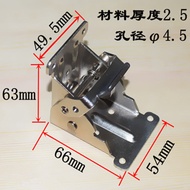 Black Ancient 90 Degree Self-Locking Folding Table Leg Hinge Hinge Right Angle RV Coffee Table Foldi