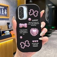 Case For Samsung A17 5G M17 F17 M36 F36 Phone Heart Shape Silicone Soft Shell