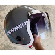 List Getah helmet MS 888 bogo SGV helmets MS88 Pelbagai Warna pink, purple, brown, cream, pink Rubbe