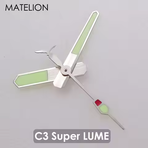 SKX Super Lume Watch Hands C3 LUME for ETA2824 PT5000 SW200 ST2130 Automatic Movement Sea Gull Secon