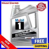 ✒♝(100% Original) Mobil 1 Advance Wear Protection 5W40 SN Fully Synthetic (4L) Engine Oil 5W-40