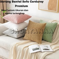 KATUN SADAYANA.ID - Sofa Cushion Cover Sofa Cushion Cover 30x30 35x35 30x50 Plain Color Corduroy Cot