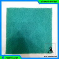 GREEN/BLUE WOOL 25x25 cm Aquarium Pond Filter